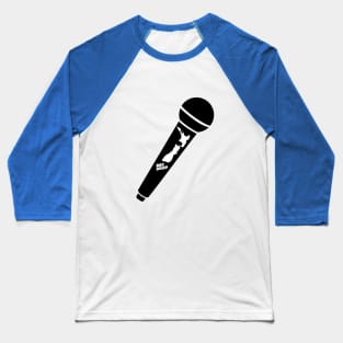Mic Drop NZ Maprophone Baseball T-Shirt